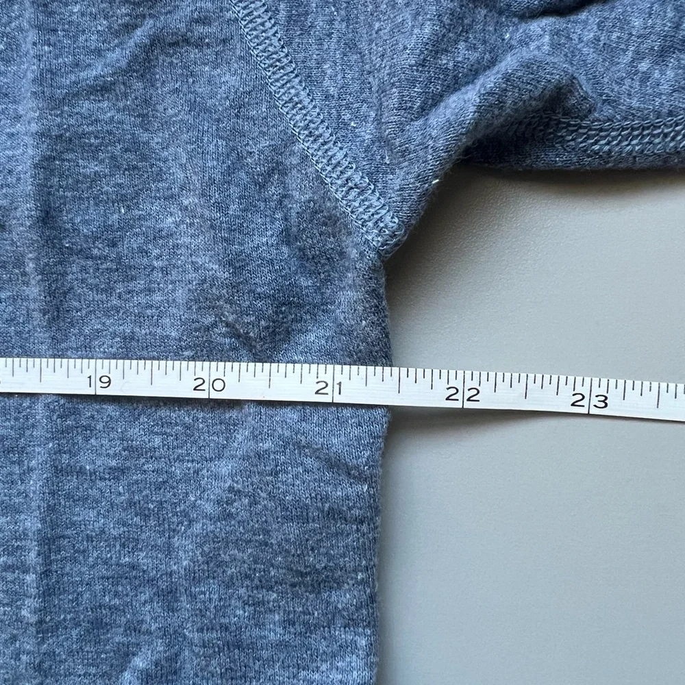 L.L. Bean Heather Blue Long Sleeve Henley Thermal Men’s Shirt size Large - Picture 8 of 12